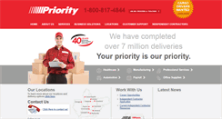 Desktop Screenshot of prioritydispatch.com